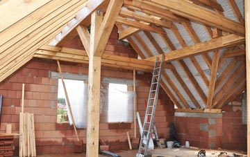 Round Maple attic trusses